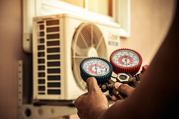 Professional Hvac technician working in Union City, PA